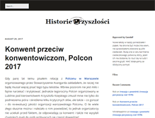 Tablet Screenshot of historieprzyszlosci.hihnt.net